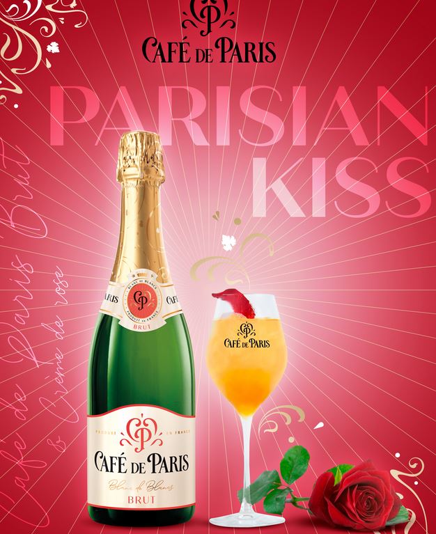 Café de Paris propose un cocktail inédit, le Parisian Kiss !